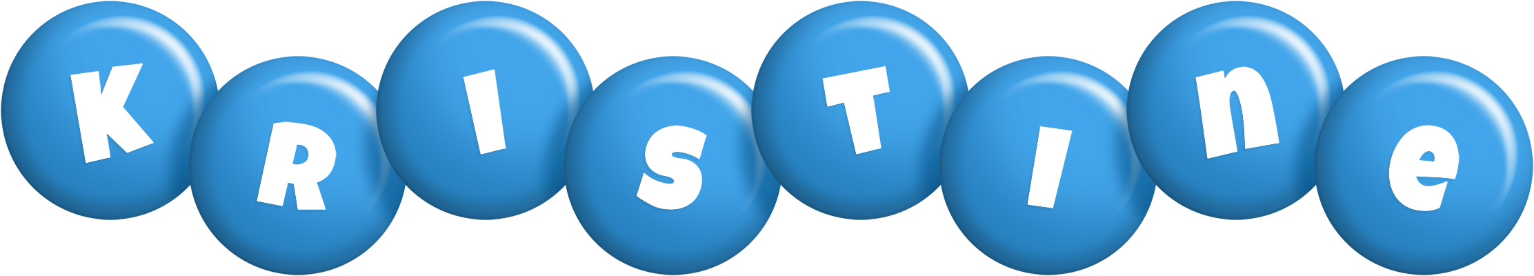 Kristine candy-blue logo