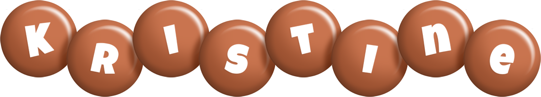 Kristine candy-brown logo