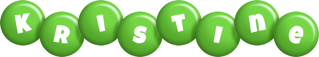 Kristine candy-green logo