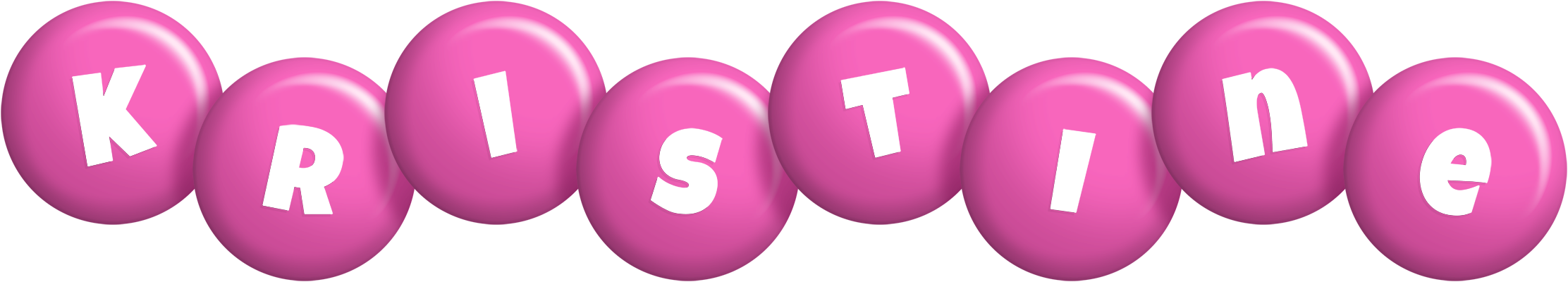 Kristine candy-pink logo