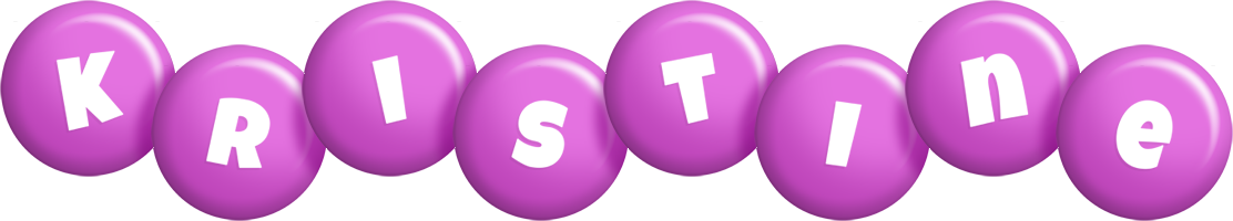 Kristine candy-purple logo