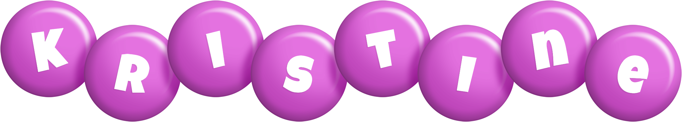 Kristine candy-purple logo