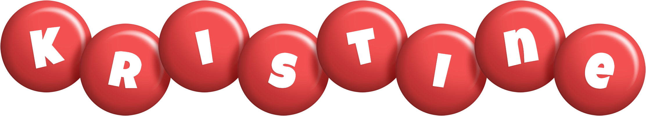 Kristine candy-red logo