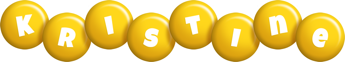 Kristine candy-yellow logo