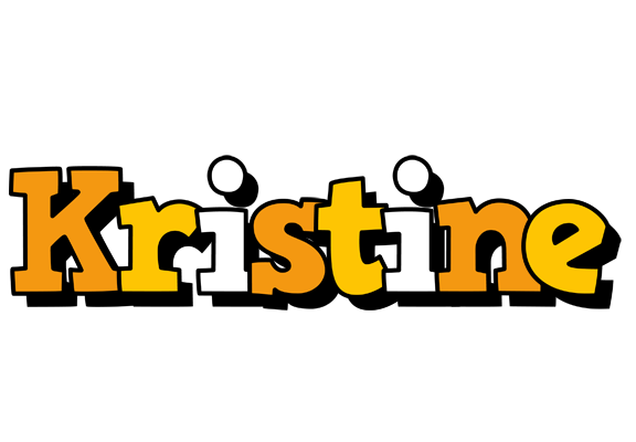 Kristine cartoon logo