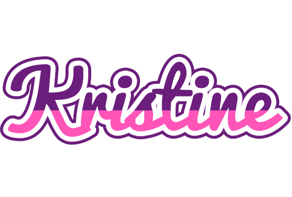 Kristine cheerful logo