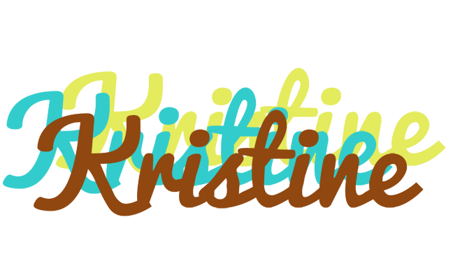 Kristine cupcake logo