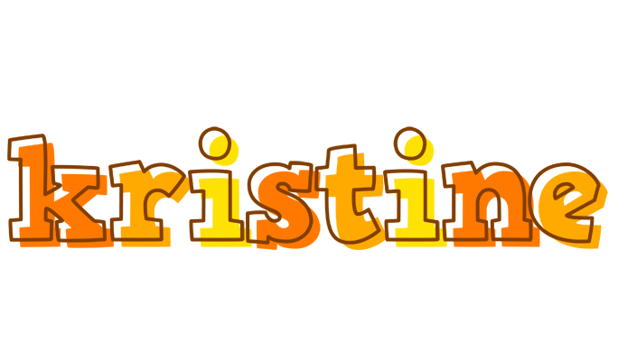 Kristine desert logo