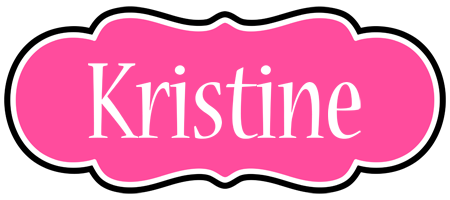 Kristine invitation logo