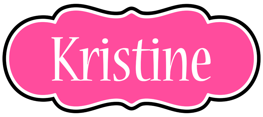 Kristine invitation logo