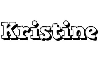 Kristine snowing logo