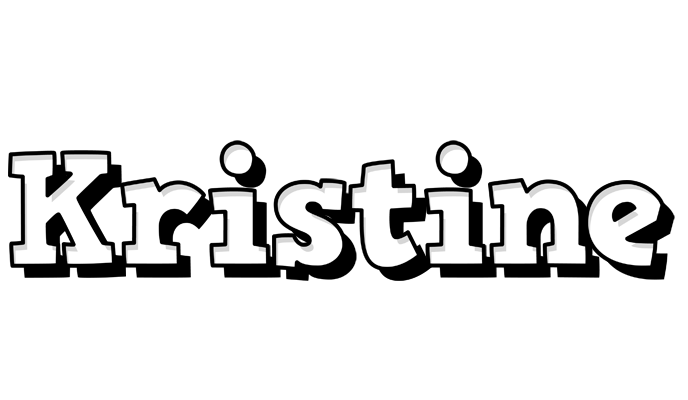 Kristine snowing logo