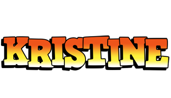 Kristine sunset logo