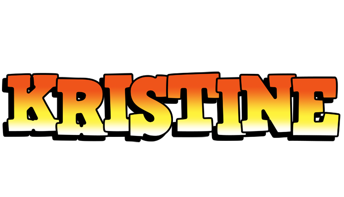 Kristine sunset logo