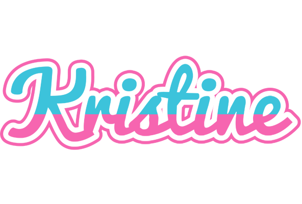 Kristine woman logo
