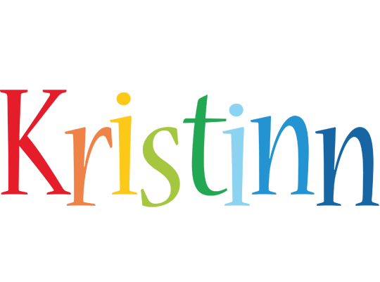 Kristinn birthday logo