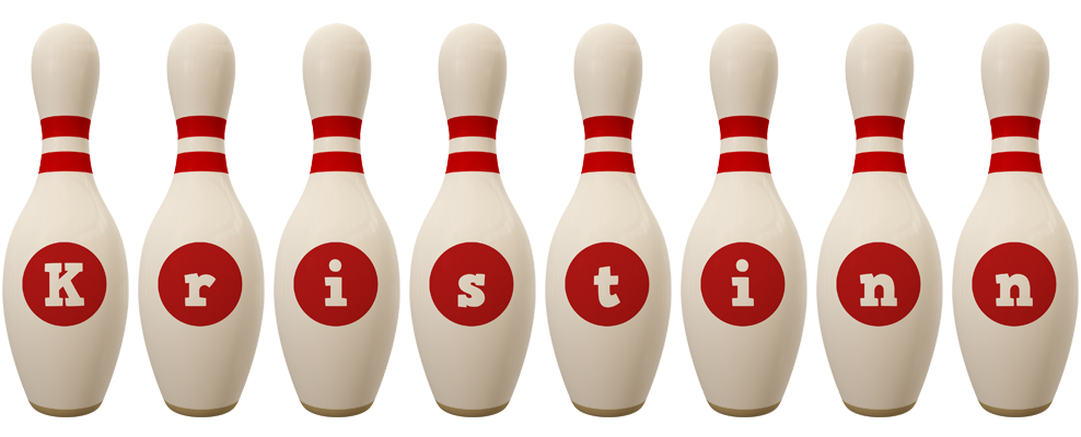 Kristinn bowling-pin logo