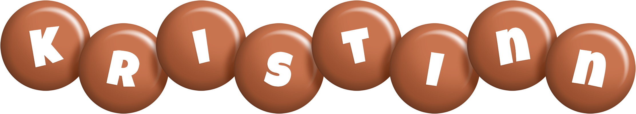 Kristinn candy-brown logo