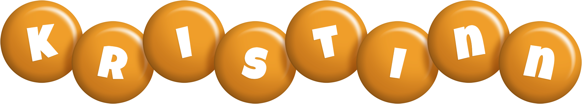 Kristinn candy-orange logo