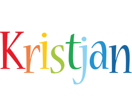 Kristjan birthday logo