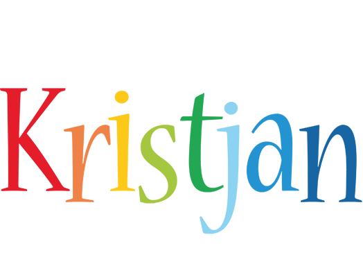 Kristjan birthday logo