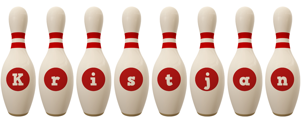 Kristjan bowling-pin logo