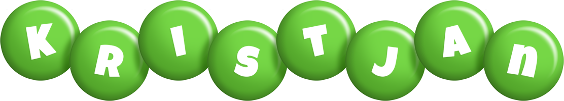 Kristjan candy-green logo