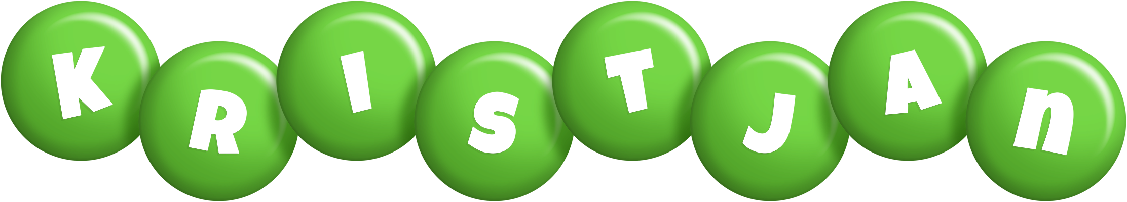 Kristjan candy-green logo