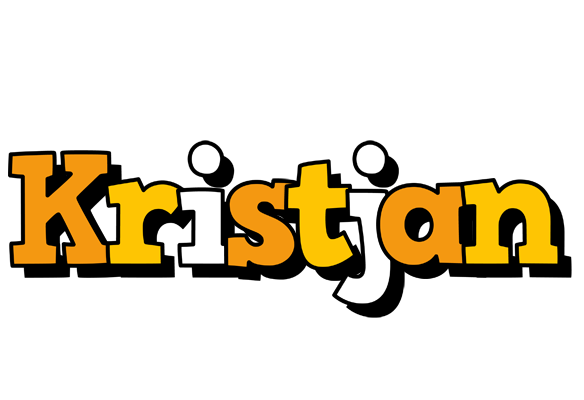 Kristjan cartoon logo