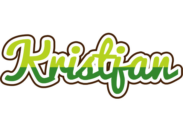 Kristjan golfing logo