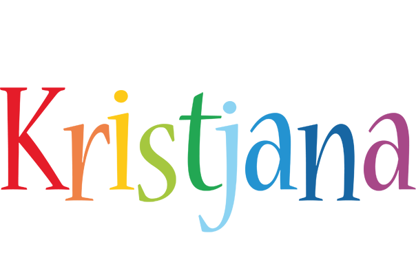Kristjana birthday logo