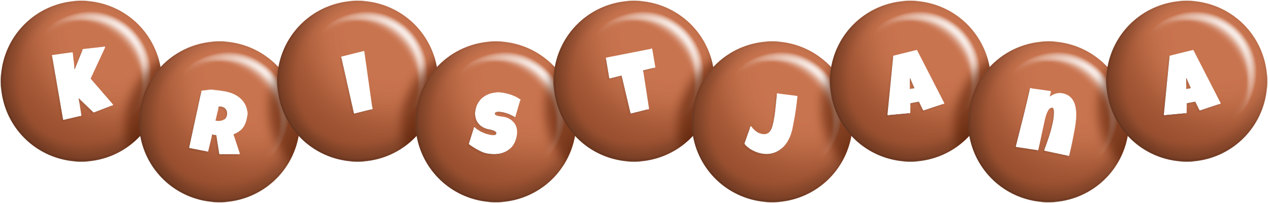 Kristjana candy-brown logo