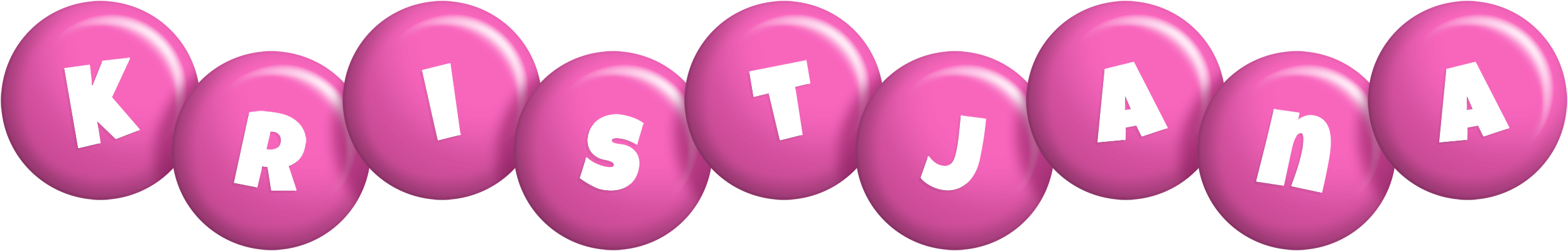 Kristjana candy-pink logo