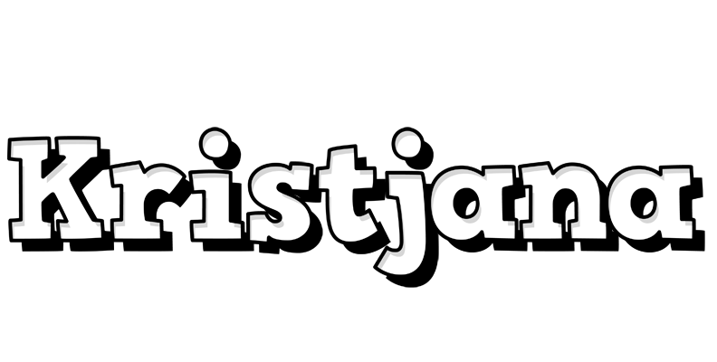 Kristjana snowing logo