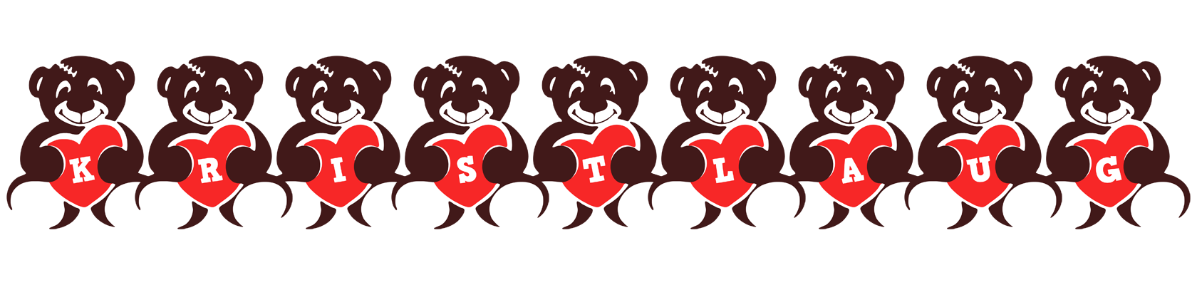Kristlaug bear logo