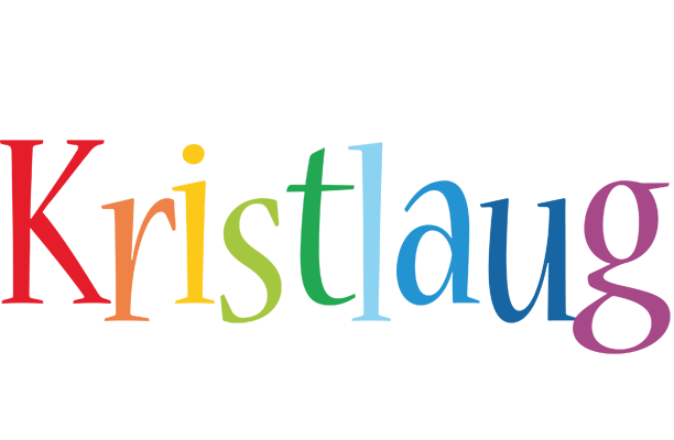 Kristlaug birthday logo