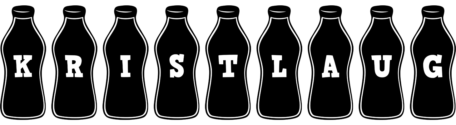 Kristlaug bottle logo