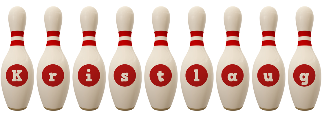 Kristlaug bowling-pin logo