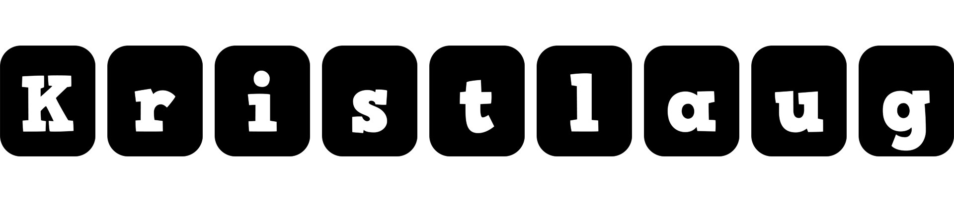 Kristlaug box logo