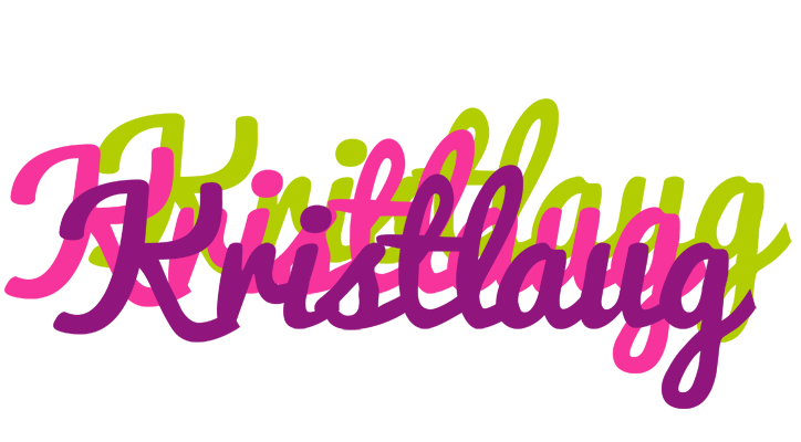 Kristlaug flowers logo
