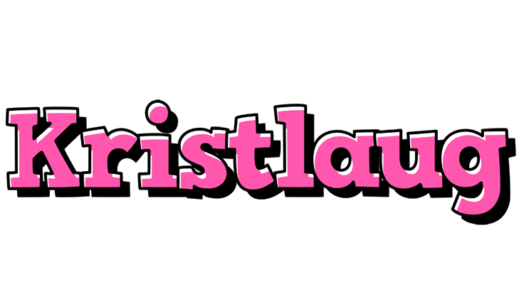 Kristlaug girlish logo