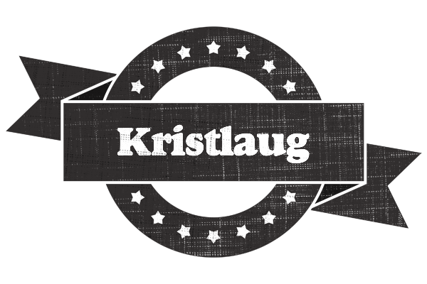 Kristlaug grunge logo