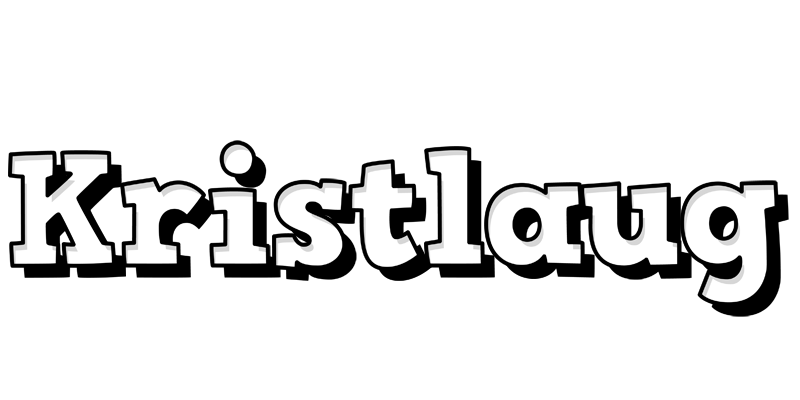 Kristlaug snowing logo