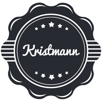 Kristmann badge logo