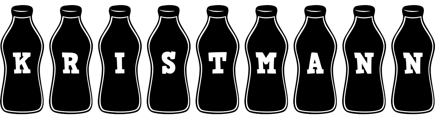 Kristmann bottle logo