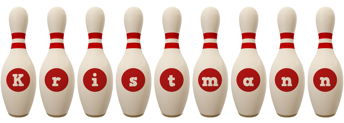 Kristmann bowling-pin logo