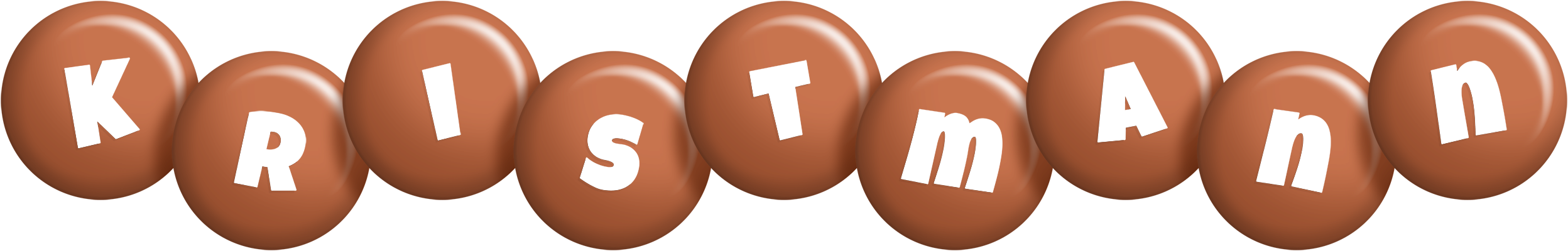 Kristmann candy-brown logo