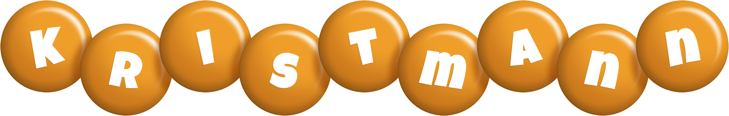 Kristmann candy-orange logo