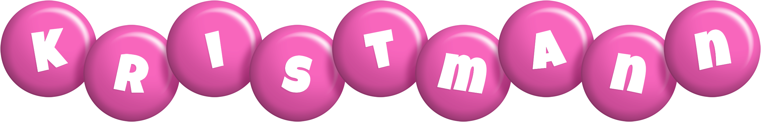 Kristmann candy-pink logo