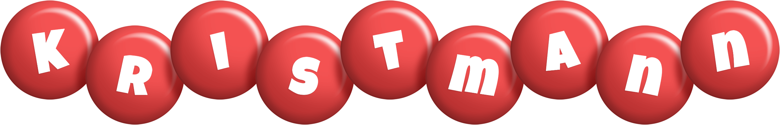 Kristmann candy-red logo